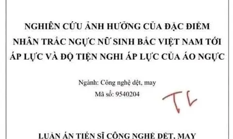 Luận án tiến sĩ ở ĐH Bách Khoa Hà Nội về áo ngực gây tranh cãi, nhà trường lên tiếng