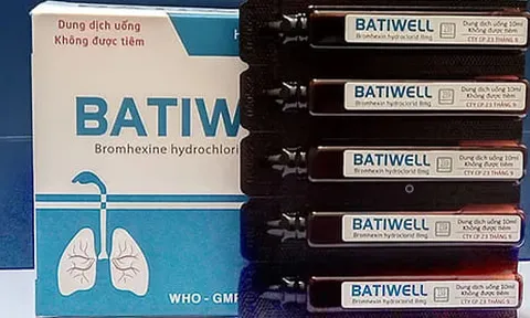 Vi phạm chất lượng mức độ 2, lô thuốc dung dịch uống Batiwell của Công ty cổ phần 23 tháng 9 bị thu hồi