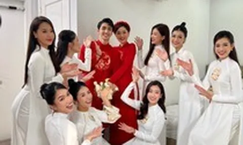 Lễ ăn hỏi của Bình An và Phương Nga, chú rể "bật khóc" trong ngày hạnh phúc