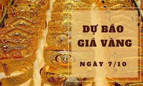 Dự báo giá vàng 7/10: Có thể tiếp tục giảm?