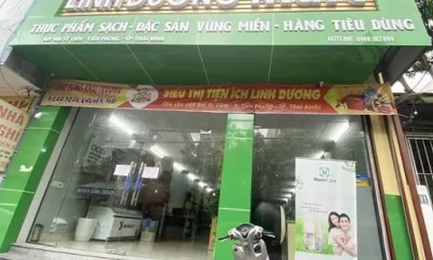 Linh Dương Mart Thái Bình bị phản ánh bán hàng hóa nước ngoài không nhãn phụ