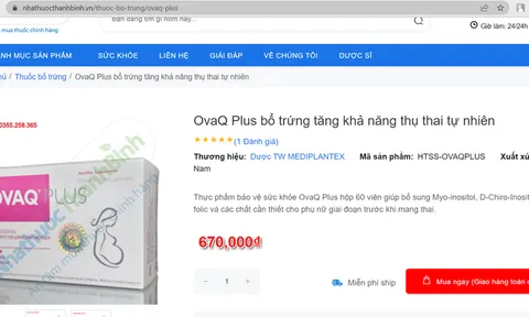 Cục ATTP cảnh cáo, TPCN OvaQ Plus vẫn tiếp tục “nổ” công dụng chữa vô sinh?