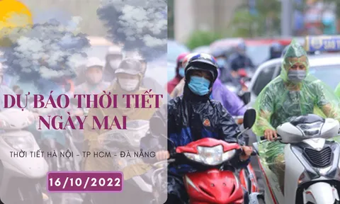 Dự báo thời tiết ngày mai 16/10/2022: Hà Nội sáng lạnh, trưa nắng, Đà Nẵng mưa rất to, TP HCM ngày không mưa