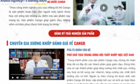 “Nổ” công dụng thực phẩm chức năng cango như “thần dược” trị xương khớp?