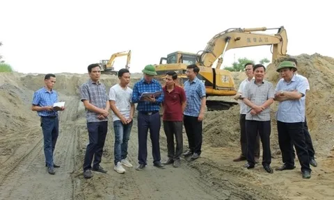 Đình chỉ hoạt động mỏ cát của Công ty CP Xây dựng và Thương mại Thanh Tâm