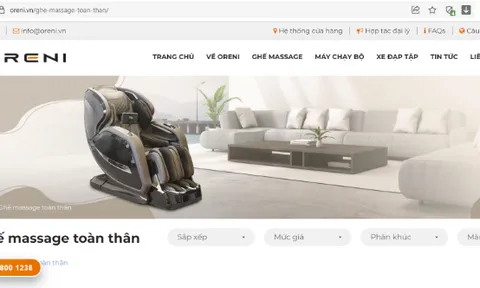 Quảng cáo 'thổi phồng' chất lượng ghế massage Oreni, người tiêu dùng nên cẩn trọng