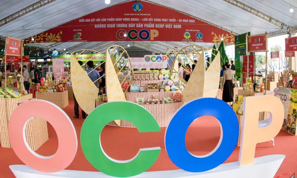 Phong phú sản phẩm OCOP trưng bày tại Festival Tôm Cà Mau